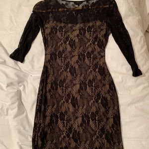 Guess lace illusion dress